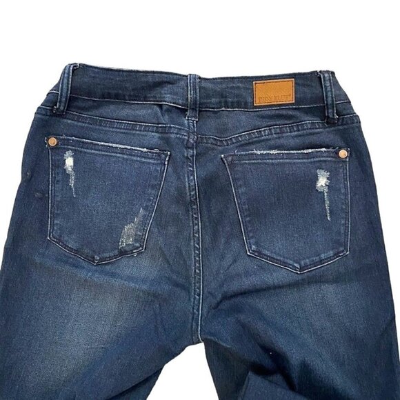 Judy Blue Red Velvet Tape Kayla Skinny Stretch Jeans Size 5/27 - Picture 4 of 6